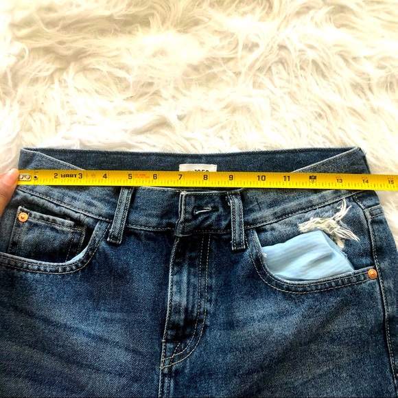 M1858 classic straight leg high waisted jeans size 4/27 - Picture 4 of 9